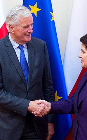 Spotkanie premier Beaty Szydło z Michelem Barnierem