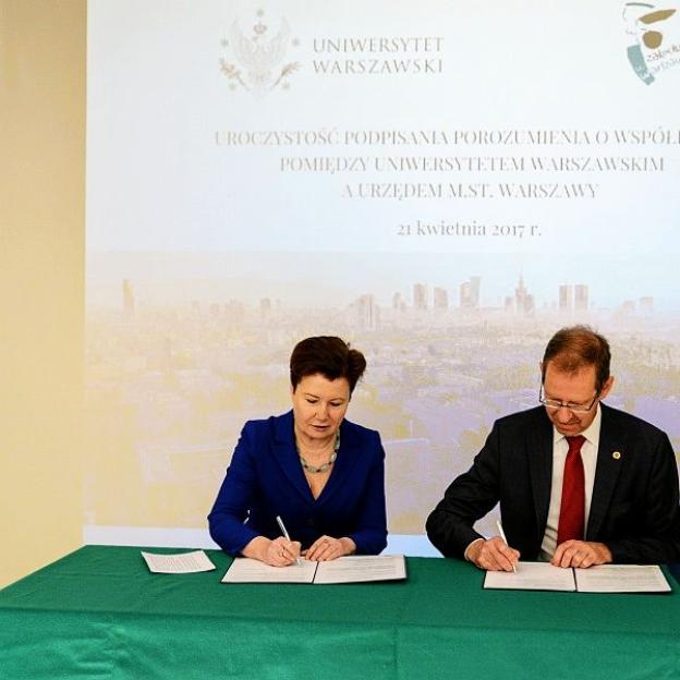 Porozumienie z Uniwersytetem Warszawskim