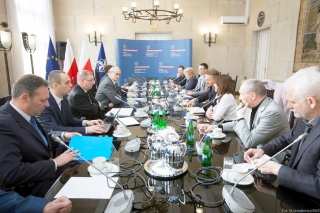 Wiceminister Marek Ziółkowski spotkał się z przedstawicielami białoruskich środowisk niezależnych
