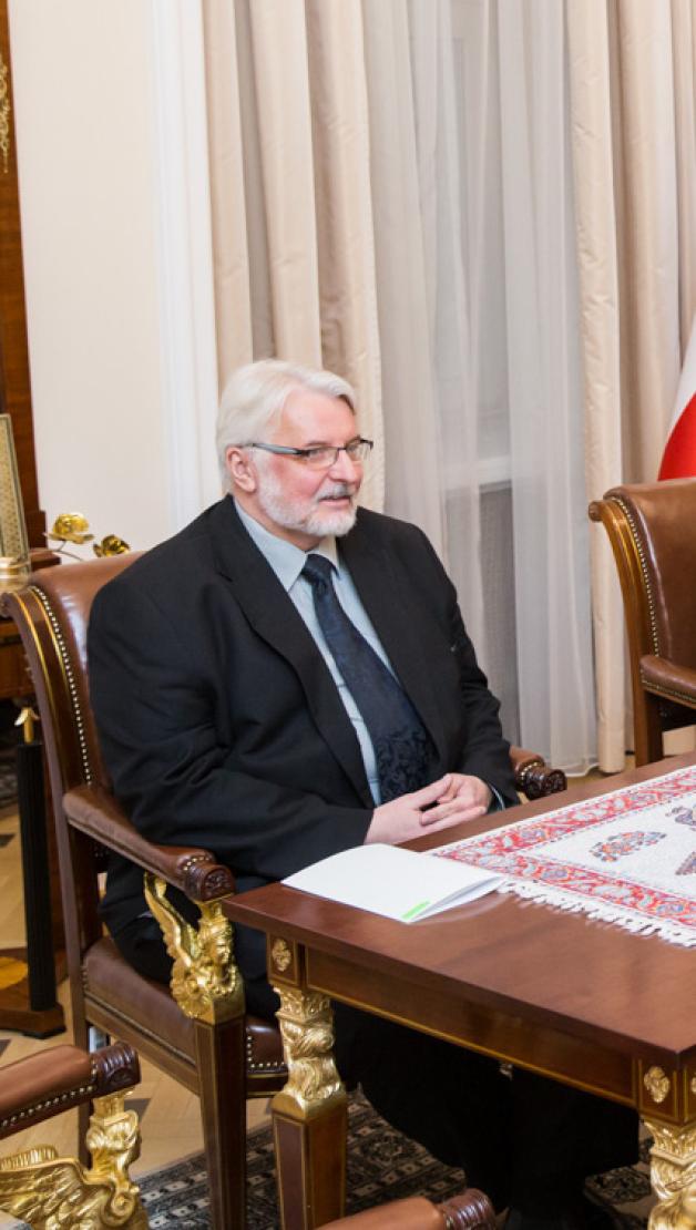 Spotkanie ministra Witolda Waszczykowskiego z ambasadorem USA