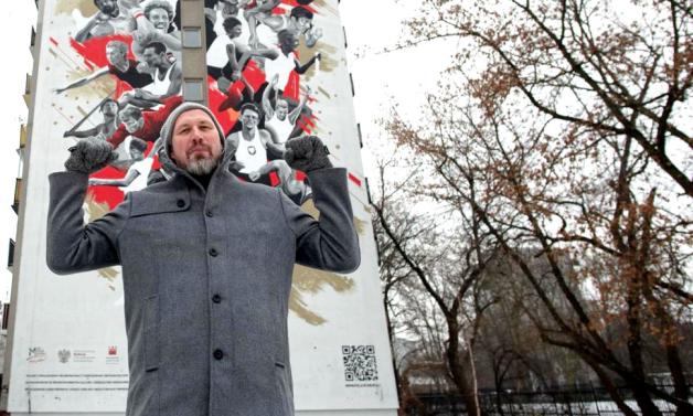 Mural na 100-lecie PZLA powstał na warszawskim Mokotowie