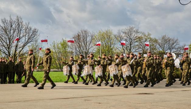 Orkiestra Reprezentacyjna WOT na Westerplatte.