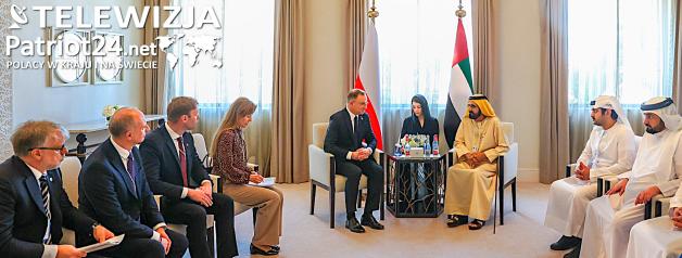 [VIDEO] Dubaj. Spotkania dwustronne Prezydenta RP
